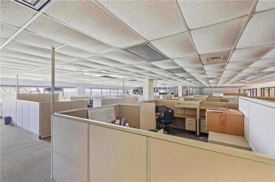 Open floor set up with workstations